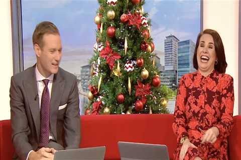 BBC Breakfast’s Dan Walker ‘apologises profusely’ after cheeky swipe at co-star’s weight