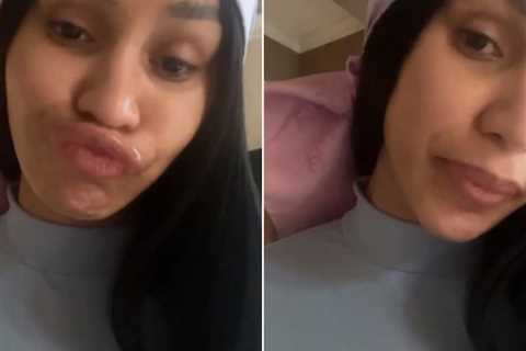 Cardi B Shows Off 'Mustache' with Hilariously Crass Commentary, Says Four-Month-Old Son Is Talking