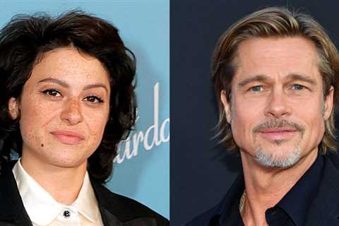 Alia Shawkat reveals how Brad Pitt reacted to their dating rumors and talks about paparazzi..