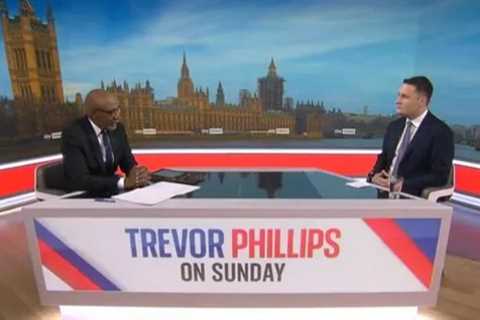 Sky host Trevor Phillips breaks down over death of daughter during lockdown as he grills MP over..