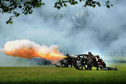 What time is the Queen’s accession gun salute today?