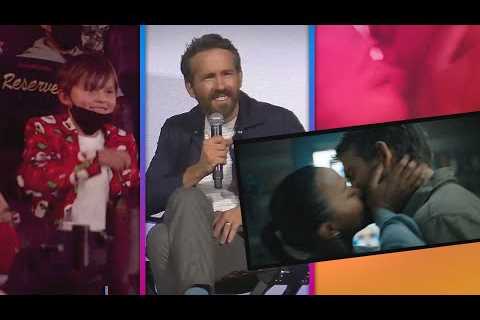 Watch Ryan Reynolds STRUGGLE to Answer Young Fan’s Question About Kissing Zoe Saldana
