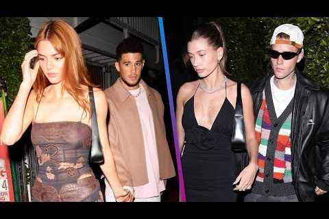 Kendall Jenner and Devin Booker DOUBLE DATE With Justin and Hailey Bieber