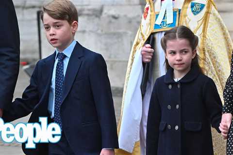 Prince George & Princess Charlotte Make an Appearance at Prince Philip’s Memorial Service | PEOPLE