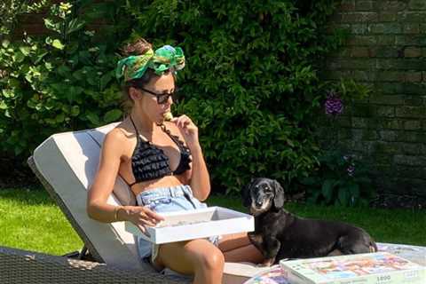 Michelle Keegan looks incredible as she sunbathes in black bikini in throwback snap from first..