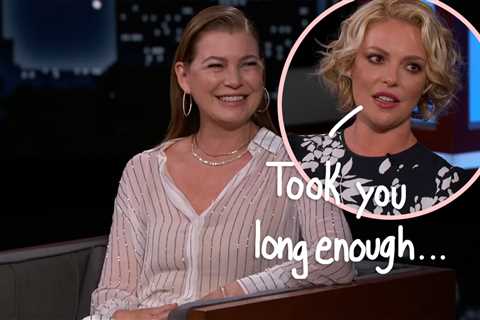 Ellen Pompeo finally supports Katherine Heigl’s claims about Grey’s Anatomy’s ‘cruel’ working..