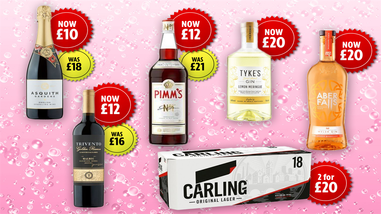 All the best booze deals for the Queen’s Jubilee bank holiday weekend including Asda, Tesco and Aldi