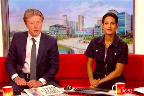 BBC Breakfast’s Naga Munchetty leaves co-star stunned as she swipes ‘get off camera!’ in middle of..