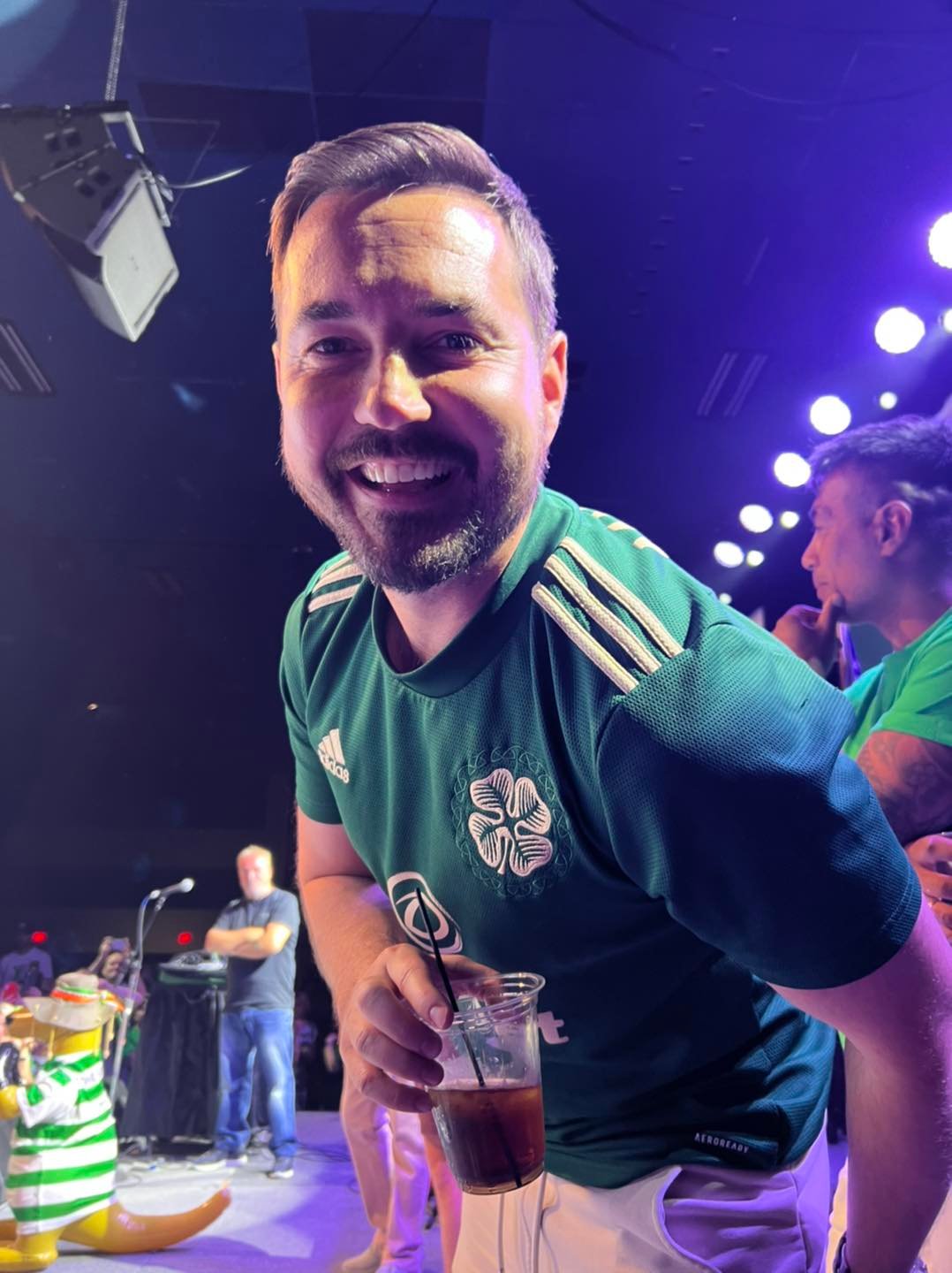 Martin Compston and Celtic legends caught up in IRA sing-song at Hoops convention