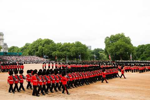 What happens at the Horse Guards Parade and why is the Trooping the Colour held there?