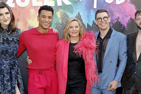 Kim Cattrall, Devin Way and more stars celebrate the world premiere of “Queer as Folk” during..
