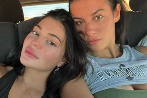 Kylie Jenner shows off her REAL skin in a rare makeup-free photo with former assistant & BFF..