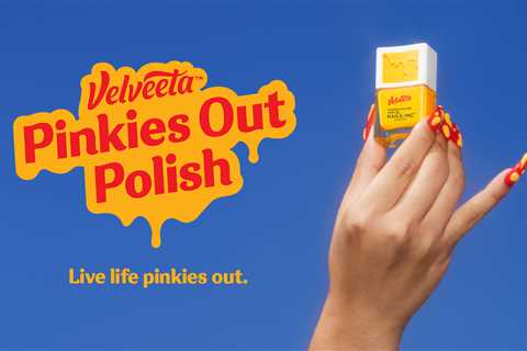 Velveeta Drops cheese scented nail polish