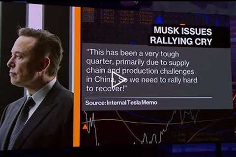 Musk Says Tesla Has Had a 'Tough Quarter'