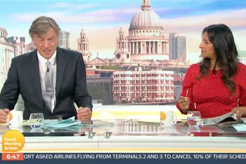 Richard Madeley angrily slams his fists on the GMB desk as he blasts Silent Witness