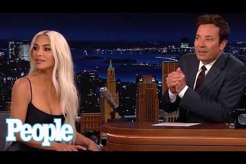 Kim Kardashian Pauses ‘The Tonight Show’ Interview to Shush Saint and Psalm in the Audience | PEOPLE
