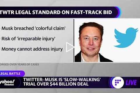 Twitter-Musk hearing to decide whether to fast-track trial