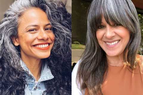 Growing Your Hair Out Gray: 9 Stunning Photo Examples Of How To Do It Well