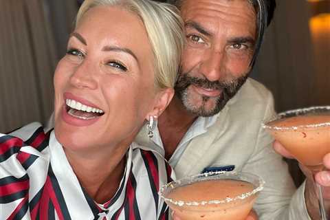 Denise Van Outen cosies up to new boyfriend Jimmy in rare pictures as they enjoy a date night at..