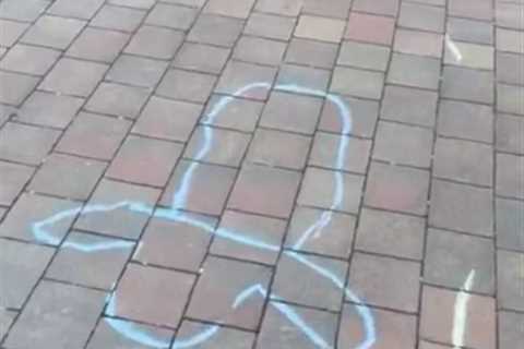 Helen Skelton is left in hysterics at her children’s ‘rude’ chalk drawings in the garden