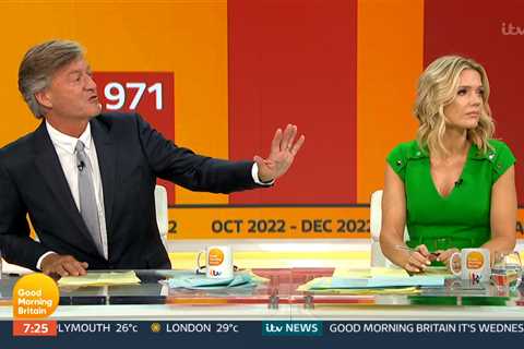 Awkward moment Richard Madeley tells Good Morning Britain guests to ‘be quiet’ on air 