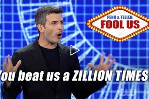 Magician REVEALS trick and still fools Penn & Teller!!! - Asi Wind on Penn & Teller: Fool Us