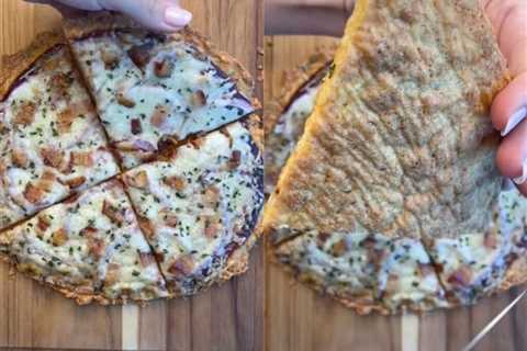 How To Turn A Humble Can Of Chicken Into A Delicious Pizza Crust