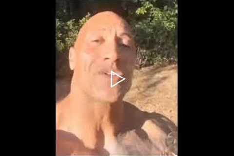 The rock dedica Happy birthday