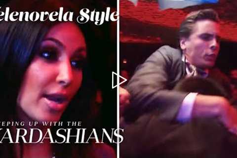 Scott Gets Into Club Brawl to Protect Kim Kardashian | KUWTK Telenovelas | E!