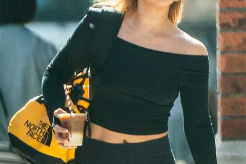 Maisie Smith shows off her toned legs and tummy as she arrives at rehearsals after holiday with Max ..