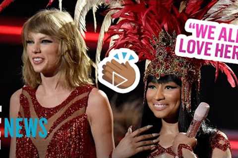 Nicki Minaj PRAISES Taylor Swift After 2022 MTV VMAs | E! News