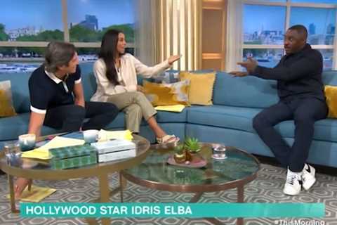 This Morning’s Rochelle Humes forced to step in after Idris Elba makes awkward blunder