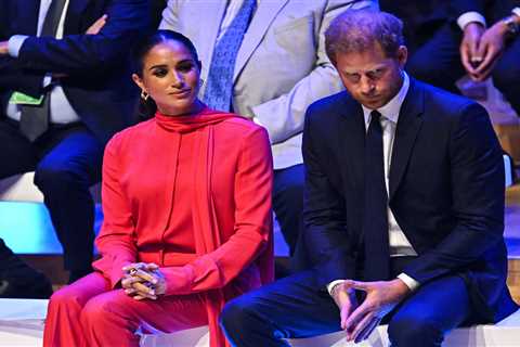 ‘Awkward’ Prince Harry ‘riddled with anxiety’ as ‘rock star’ Meghan Markle steals the show, claims..