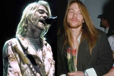 Looking Back On The Feud Between Axl Rose And Kurt Cobain Backstage At The VMAs 30 Years Ago