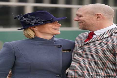 How old is Zara Tindall and how did she meet her husband Mike?