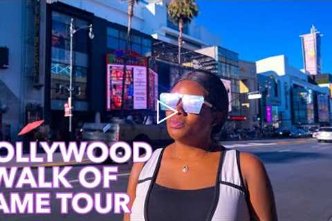 HOLLYWOOD WALK OF FAME TOUR || GUESS WHAT STARS YOU CAN'T WALK ALLOVER || LOS ANGELES CALIFORNIA USA