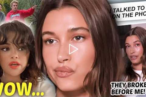 Hailey Bieber SPEAKS OUT about Selena Gomez...