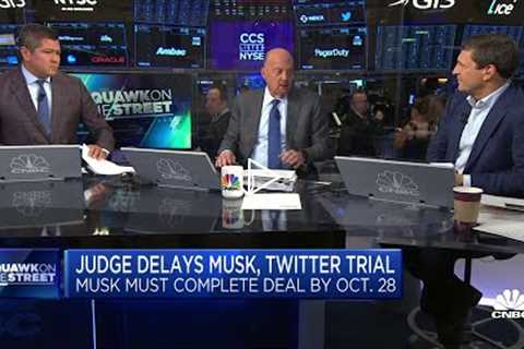 Judge delays Elon Musk, Twitter trial until Oct. 28