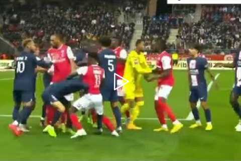 || Neymar angry Mood👿😈|| 🔥🔥|Yesterday match Reims VS Psg || See what Neymar did when he got..