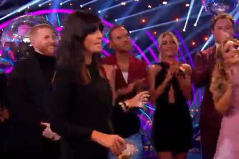 Claudia Winkleman forced to apologise after Strictly star ‘swears’ live on air – but fans are..