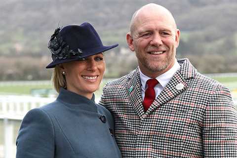 Where do Zara Tindall and her husband Mike live with their three children?