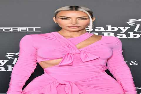 Kim Kardashian flaunts her thin figure in tight pink dress at gala after star sparks concern over..