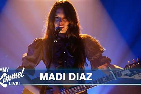 Watch Madi Diaz Make Her Late-Night TV Performance Debut On Kimmel