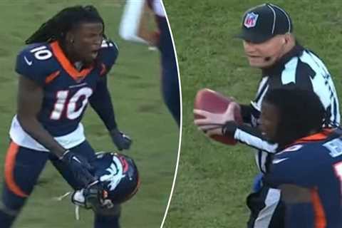 Broncos’ Jerry Jeudy receives massive fine after outburst at referee