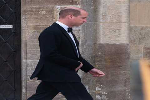 Prince William is a guest at his ex-girlfriend’s wedding and parties with pals after Harry’s..