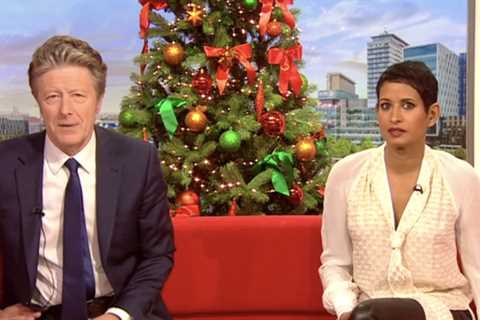 BBC Breakfast’s Naga Munchetty stunned by Carol Kirkwood’s low-cut dress as fans shower her with..