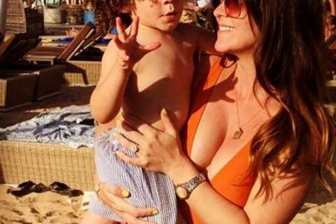 Corrie’s Brooke Vincent stuns in orange swimsuit on sun soaked family getaway