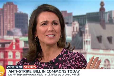 Susanna Reid forced to apologise as Good Morning Britain guest swears live on air