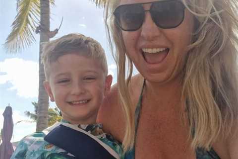 Josie Gibson looks slimmer than ever in bikini as she gives update on son’s health condition