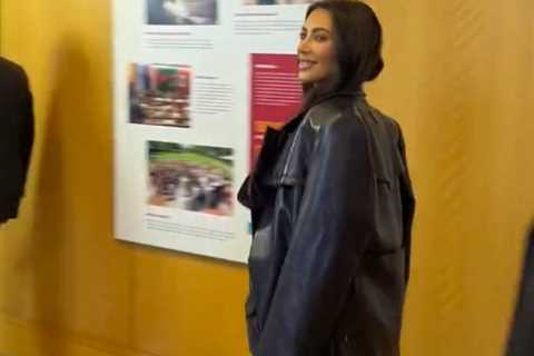 Kardashian fans divided after Kim is spotted at prestigious Harvard Business School to talk with..